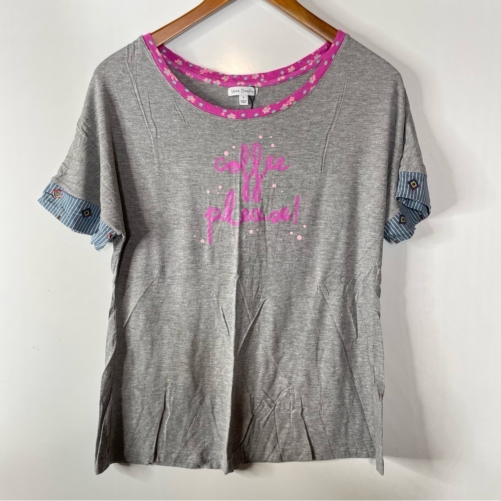 Vera Bradley Need Coffee!‎ Tee Size Small